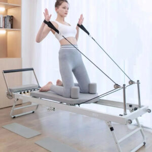 Stainless Steel Black and White Pilates Core Bed - Ladies' Yoga Studio Equipment